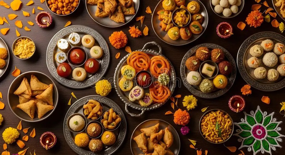 Festival sweets platter