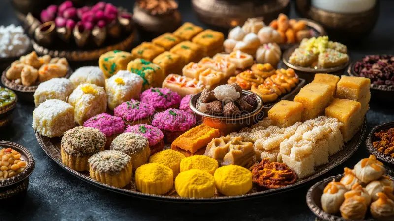 Crispy savouries and murukku